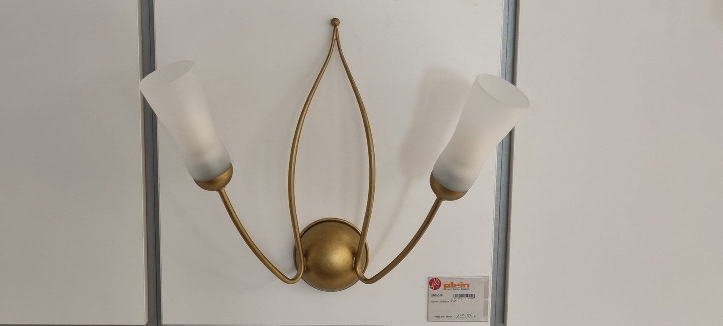 Marino Cristal Wandleuchte Messing --Restposten--