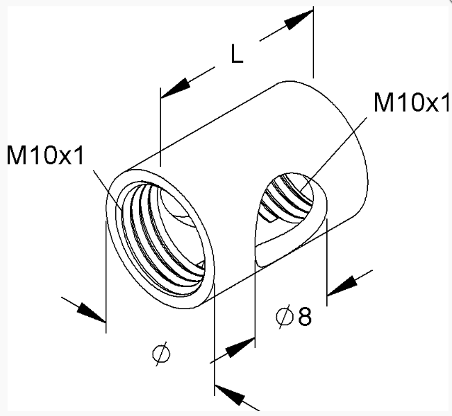 Kleinhuis Auslassnippel M10x1, 471