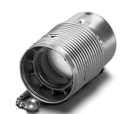 Vossloh E27-Metall-Zugschaltfassung mit Messingkette, 102391