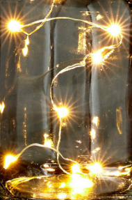 Hellum LED-Lichterkette 10-teilig gelb batteriebetrieben für innen, 570533