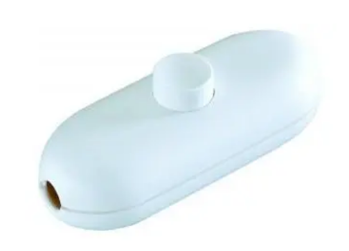 inter BÄR Schnur-Zwischenschalter 5044 weiß für Flachleitung, 924.025