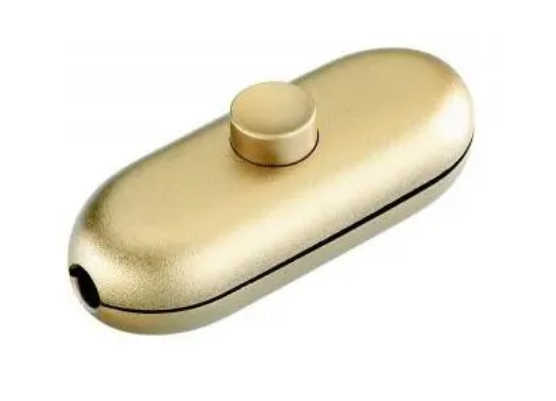 inter BÄR Schnur-Zwischenschalter 5044 gold für Flachleitung, 924.027