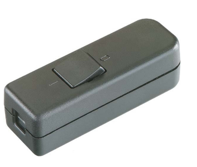 inter BÄR Schnur-Zwischenschalter 8006 schwarz, 924.047