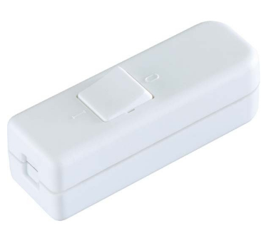 inter BÄR Schnur-Zwischenschalter 8006 weiß, 924.048