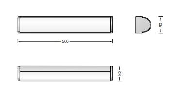 Bega Innen-- Wandleuchte 7151 24 Karat vergoldet --Restposten--