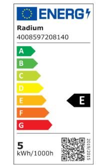 RADIUM LED Essence Tropfenform, matt, RL-D40 827/F/E14