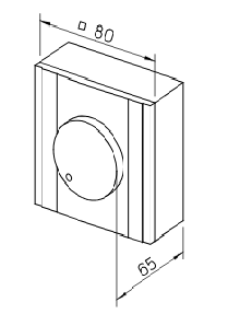 HELIOS ESA 1 elektronischer Drehzahlsteller Aufputz, 00238