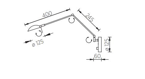 Knapstein Wandleuchte MAJA