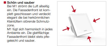 HELIOS Minilüfter M1/150N/C, 06042