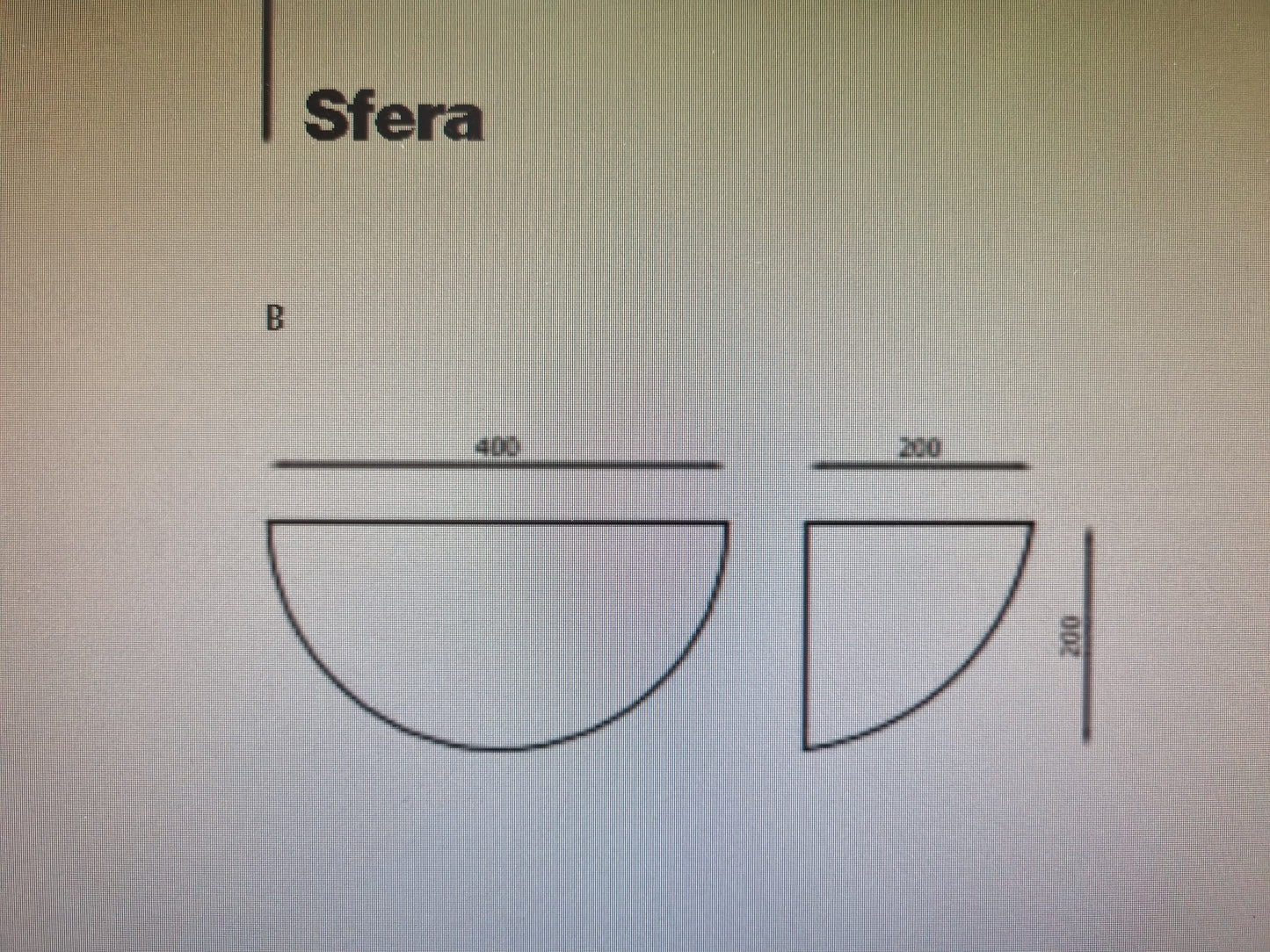 Buzzi & Buzzi Gips-Wandleuchte SFERA 7013.00