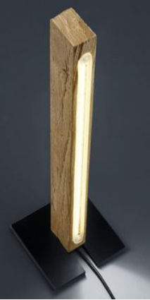 Bankamp LED Tischleuchte Pure Elements Altholz mit Schalter, --Ausstellungsstück--