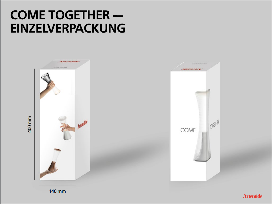 Artemide COME TOGETHER LED-Akkuleuchte 1 Version --Restposten--