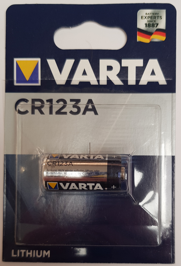 VARTA CR123A PHOTO Lithium 3V 1600mAh