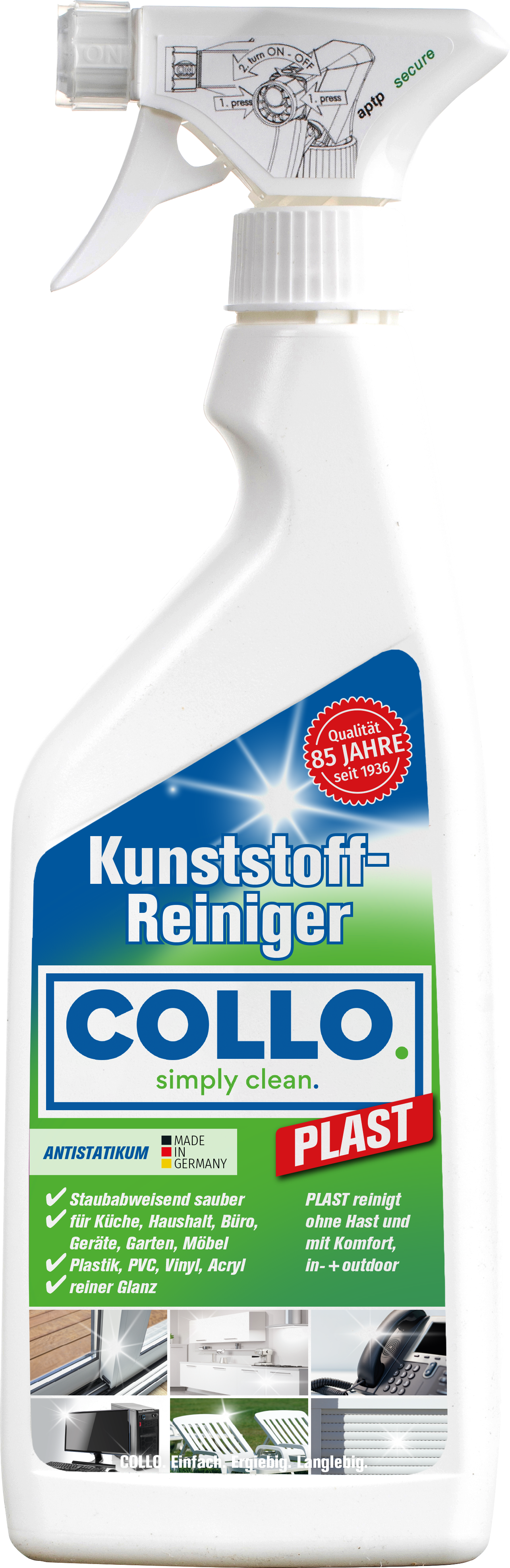 Collo Kunststoff-Reiniger 500ml Plast, 0056