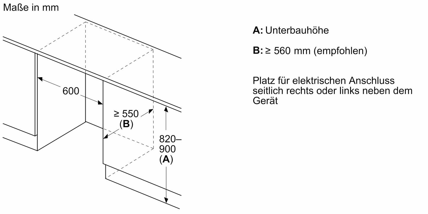 Neff vollintegrierter Unterbau-Kühlschrank KU1212FE0