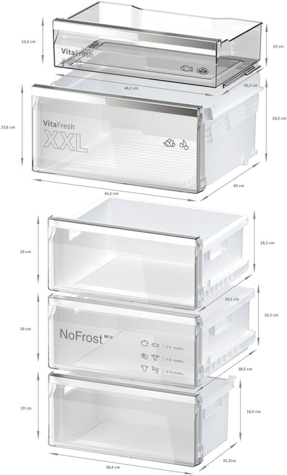 Bosch Kühl-Gefrier-Kombination MKK69GNIAA (KGN39AIAT+KSZGGM00)