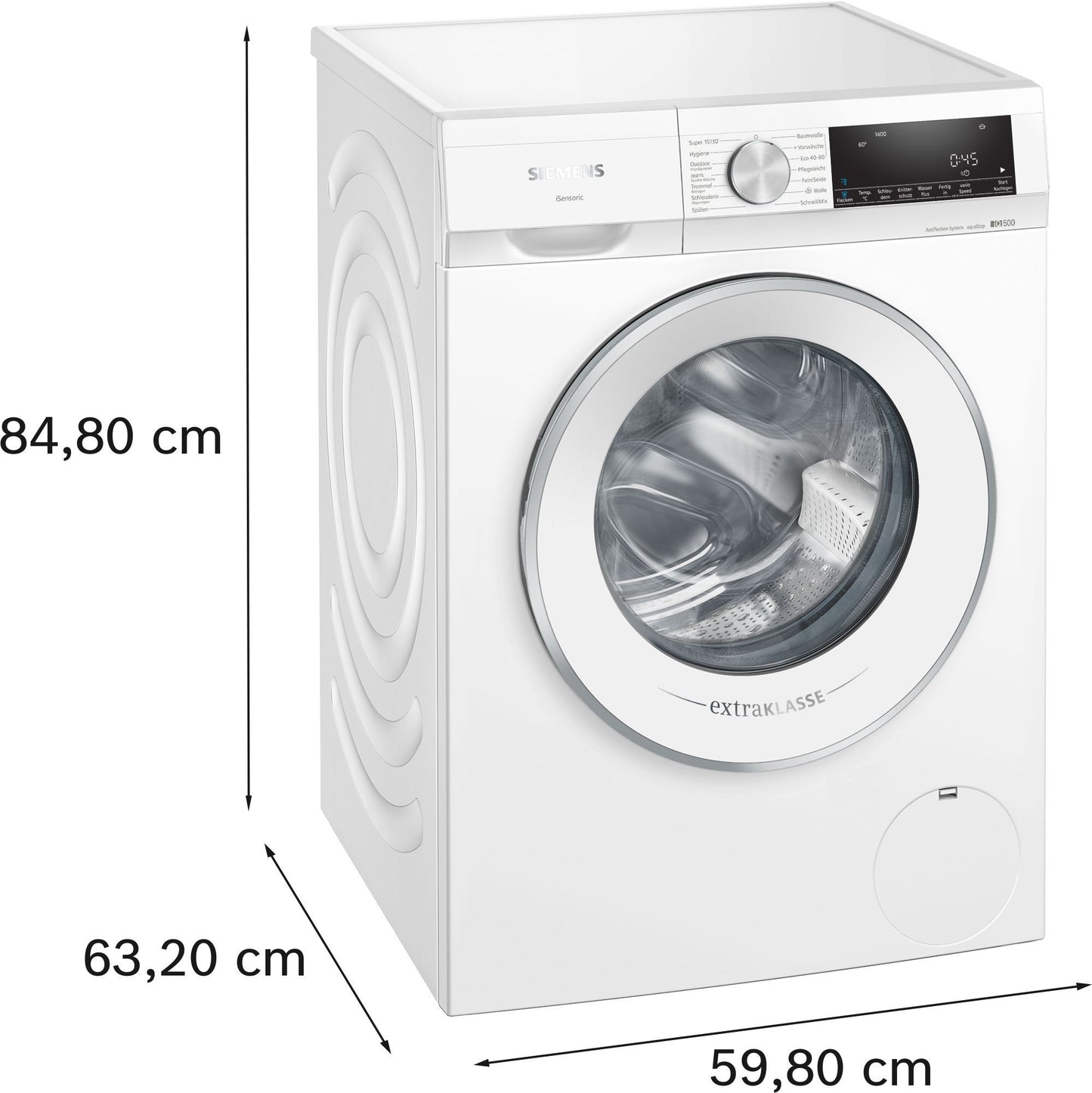 Siemens Waschmaschine Frontlader iQ500, WG44G109A