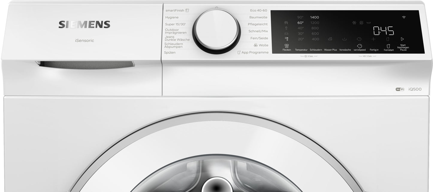 Siemens Waschmaschine Frontlader iQ500 WG44J209