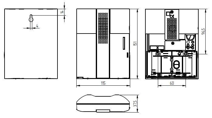 Grothe CROMA 50 Elektronik-Gong weiß, 43150