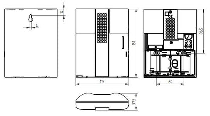 Grothe CROMA 50 Elektronik-Gong weiß, 43150