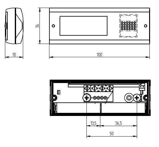 Grothe Mistral SE 03.0 Funk-Sender weiß, 43441
