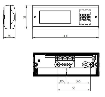 Grothe Mistral SE 03.0 Funk-Sender weiß, 43441