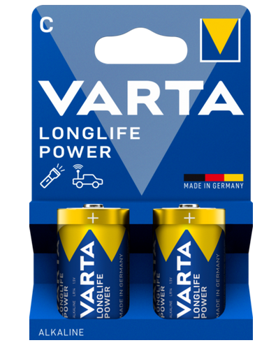 Varta 4914 LONGLIFE Power C LR14 Alkali-Mangan 2er Blister