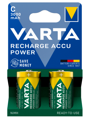 Varta 56714 Baby Akku, 2er Blister