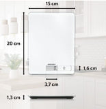 Soehnle Digitale Küchenwaage Page Compact 300 aus Glas, 61501