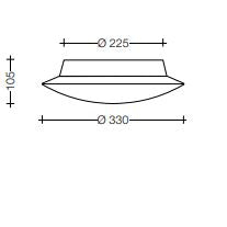 Bega Innen- Deckenleuchte 7305  --Restposten--