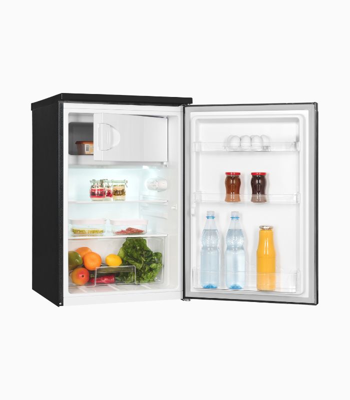 Exquisit  Stand-Kühlschrank KS15-4-051C inoxlook-az