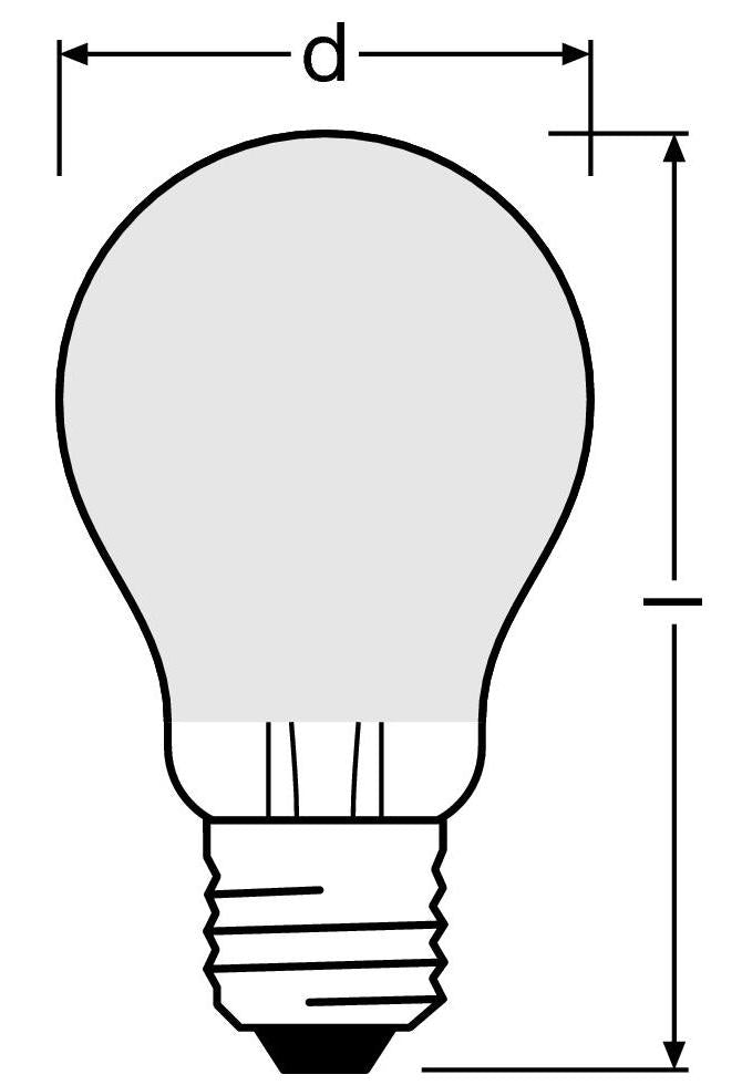 RADIUM  LED Essence Klassik A, matt, RL-A40 827/F/E27 EEC:E, 44020225