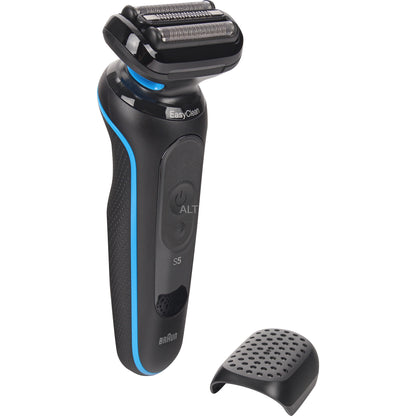 Braun Rasierer Series 5 wet+dry schwarz/blau, 52-B1000S