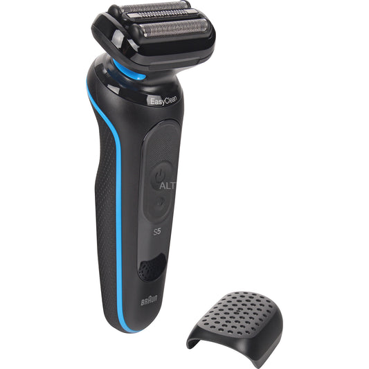 Braun Rasierer Series 5 wet+dry schwarz/blau, 52-B1000S