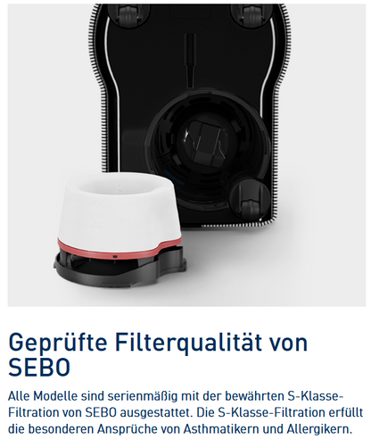 SEBO AIRBELT D4 GRAPHIT Bodenstaubsauger 90933SE