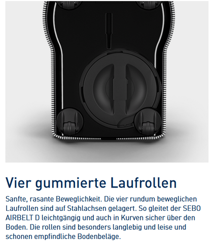 SEBO AIRBELT D4 GRAPHIT Bodenstaubsauger 90933SE