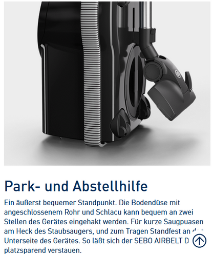 SEBO AIRBELT D4 GRAPHIT Bodenstaubsauger 90933SE