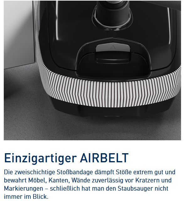 SEBO AIRBELT E1 NERO Bodenstaubsauger 92600SE