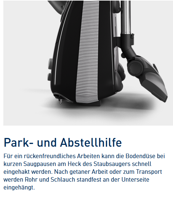 SEBO AIRBELT E1 NERO Bodenstaubsauger 92600SE