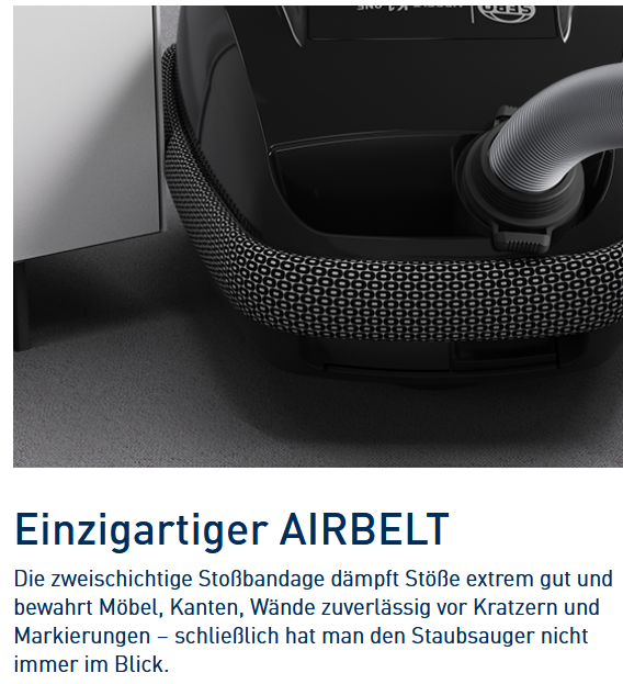 Sebo AIRBELT K1 ONE Bodenstaubsauger, 92660SE
