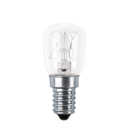 Radium Birnenlampe 15W klar für erhöhte Temperaturen bis 300°C (Backofen), Sockel E14, 19119444