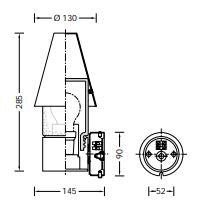 Bega Aussen- Wandleuchte Serie Boom B1258