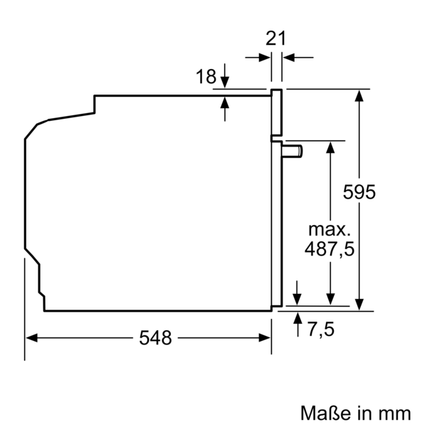 Neff Einbau-Backofen mit Pyrolyse BLE6470CS (B64CS71G0+Z1608CX0)