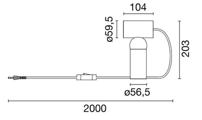 Flos Bilboquet Tischleuchte F0995017