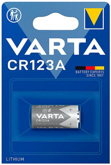 VARTA CR123A PHOTO Lithium 3V 1600mAh