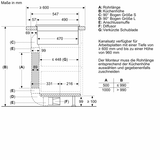 Siemens Induktions-Kochfeld mit Dunstabzug IQ500 autark, ED851HQ26M