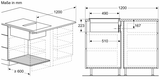 Siemens Induktions-Kochfeld mit Dunstabzug IQ500 autark, ED851HQ26M