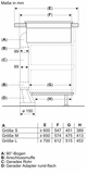 Siemens Induktions-Kochfeld mit Dunstabzug IQ500 autark, ED851HQ26M