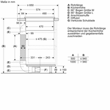 Siemens Induktions-Kochfeld mit Dunstabzug IQ500 autark, ED851HQ26M