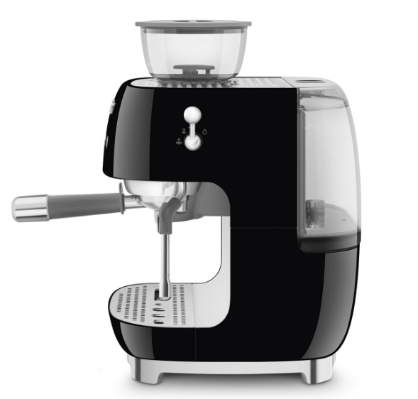 SMEG Siebträger-Espressomaschine Retro EGF03BLEU schwarz